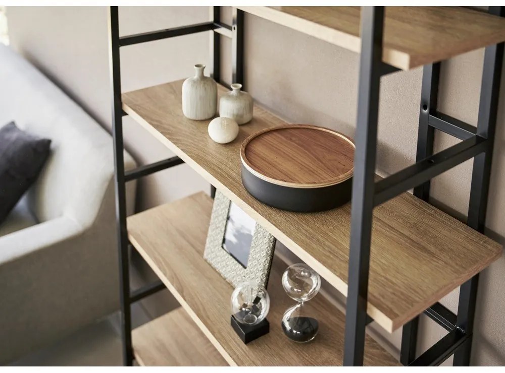 Scatola con coperchio nera in metallo ø 22x6 cm Rin – YAMAZAKI