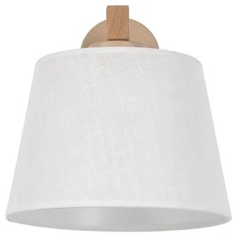 Brilagi - Lampada da parete LATTE SABIA 1xE27/15W/230V pino/bianco