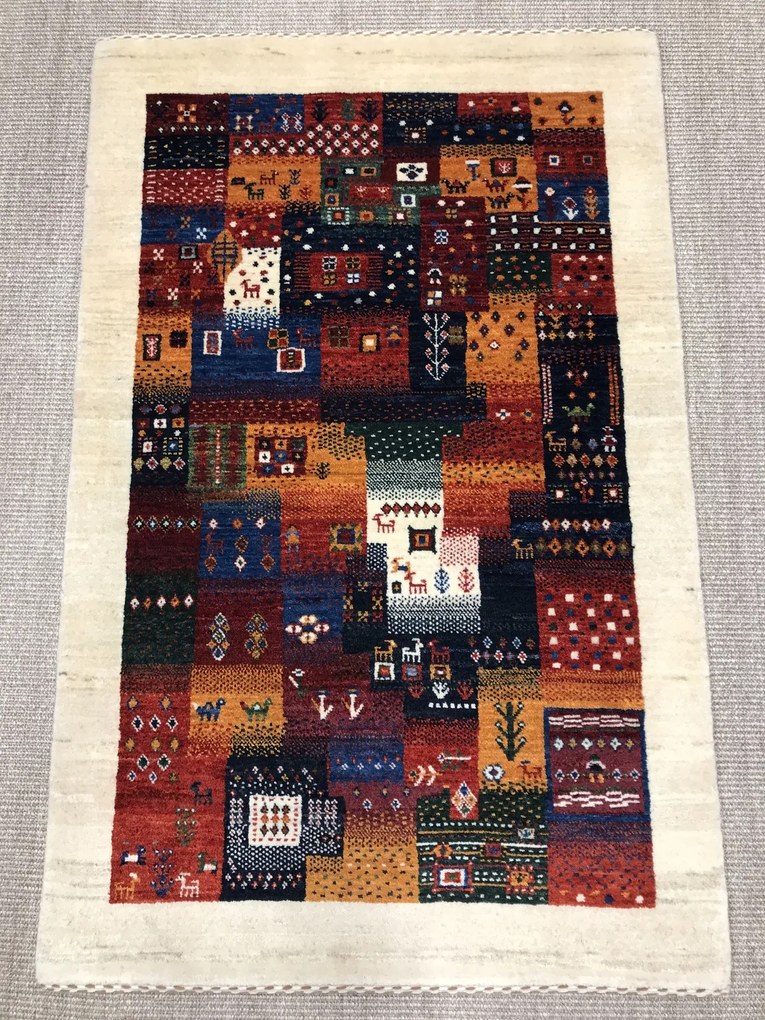 Loribaft Tappeto persiano 90 x 130 (Iran) Annodato A Mano