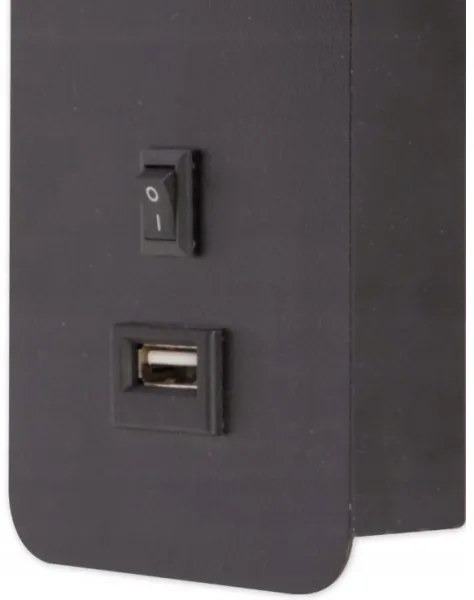 Faretto da parete 1xGU10/35W/230V USB