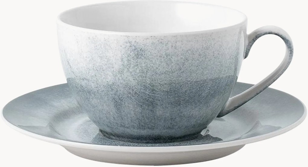 Set tazze da caffè con piattino Elements Vulcano, set da 8