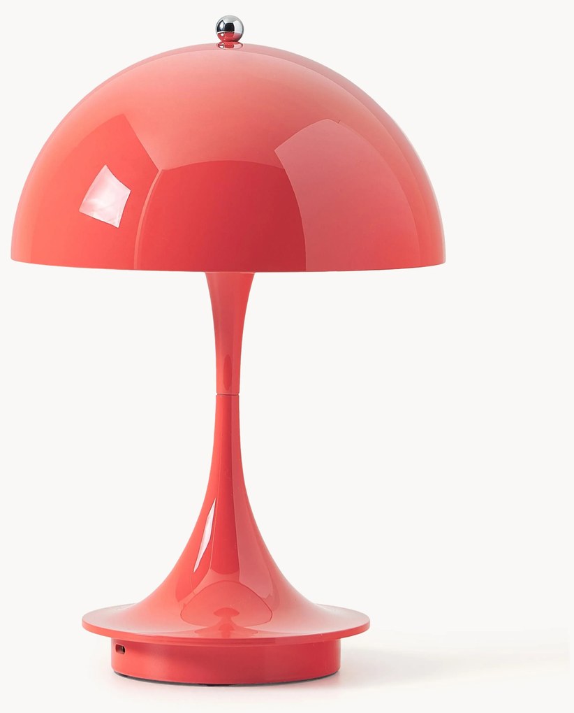 Lampada da tavolo piccola portatile a LED Panthella 160, design Verner Panton