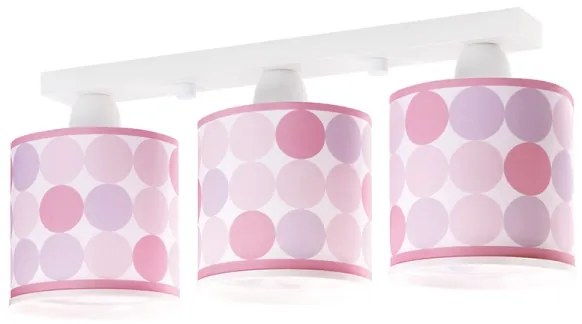 Dalber 62003S - Plafoniera per bambini COLORS 3xE27/60W/230V