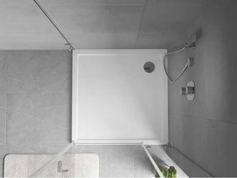 Mexen Flow piatto doccia quadrato slim 120 x 120 cm, bianco lucido - 46S101212