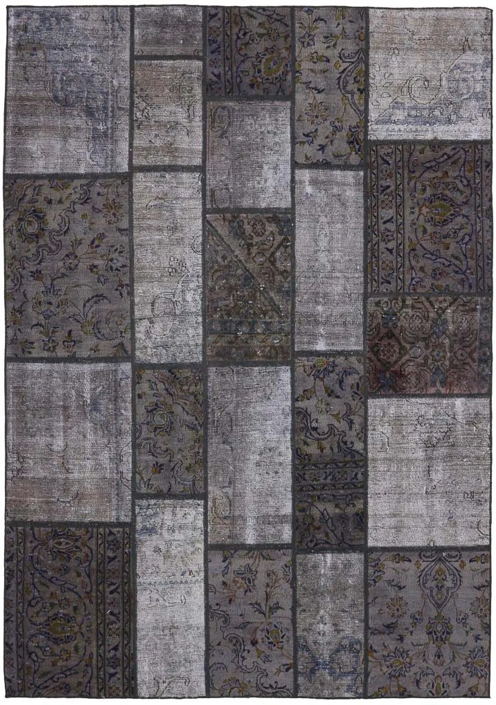 Patchwork Tappeto persiano 170x240 (Iran) Annodato A Mano