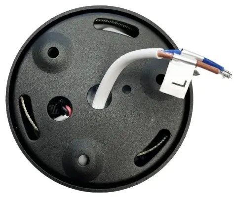 Faretto LED LED/16W/230V 4000K diametro 10 cm nero