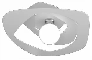 Warped plafoniera d.50 cm. 1 luce bianco 1157-pl50-bi