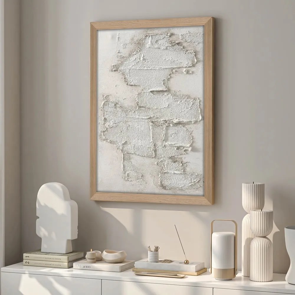 Quadro dipinto a mano 32,5x42,5 cm White rock - Malerifabrikken