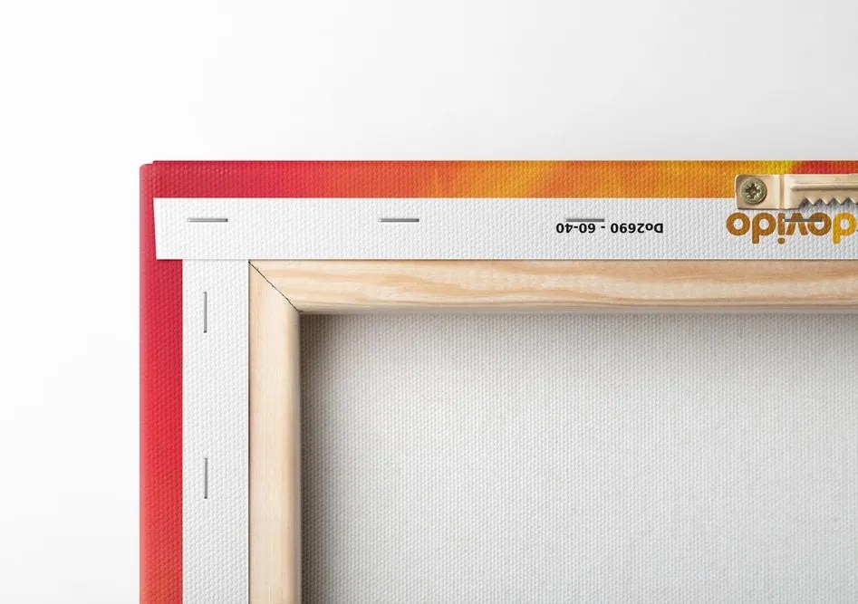 Quadro su tela – Giraffa con cuffie