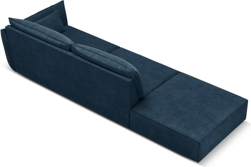 Divano angolare blu scuro Vanda - Mazzini Sofas