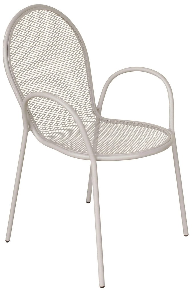 MARIS - poltrona da giardino impilabile in ferro