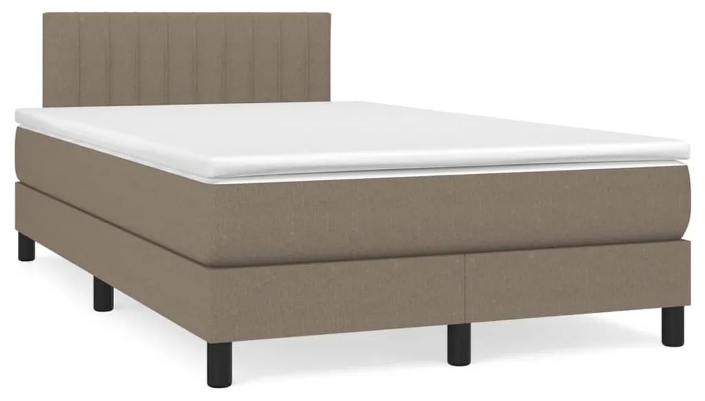 Giroletto A Molle Con Materasso Tortora 120x190 Cm İn Tessuto /