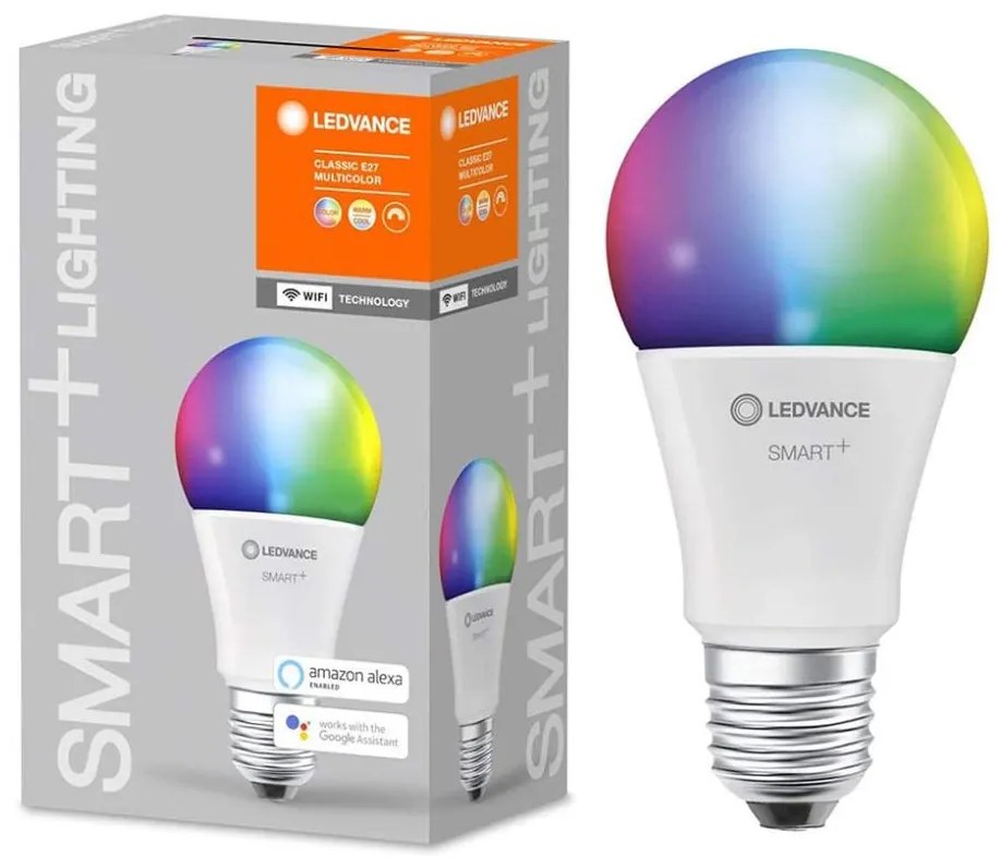 Lampadina LED RGBW dimmerabile SMART+ E27/9W/230V 2700K-6500K Wi-Fi - Ledvance