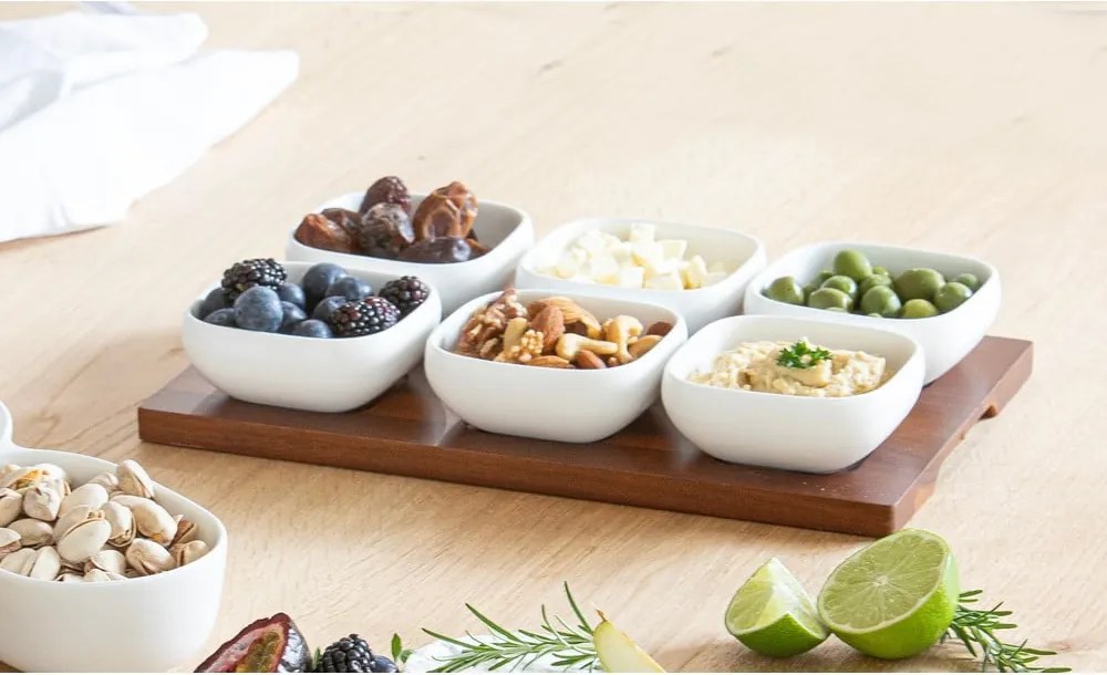 Set da portata da portata bianchi in porcellana 6 pz Essentials – Ladelle