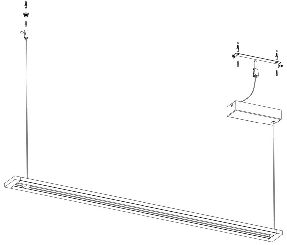 Eglo 98492 - Lampadario LED a sospensione con filo AMONTILLADO LED/27W/230V