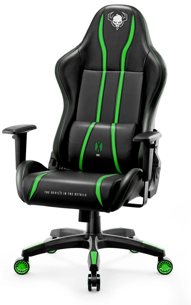 Sedia da gaming Diablo X-One 2.0 Normal Size: Nero-verde