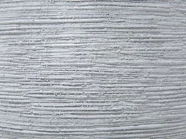 Vaso pietra bianco 38 x 38 x 30 cm ZAKROS Beliani