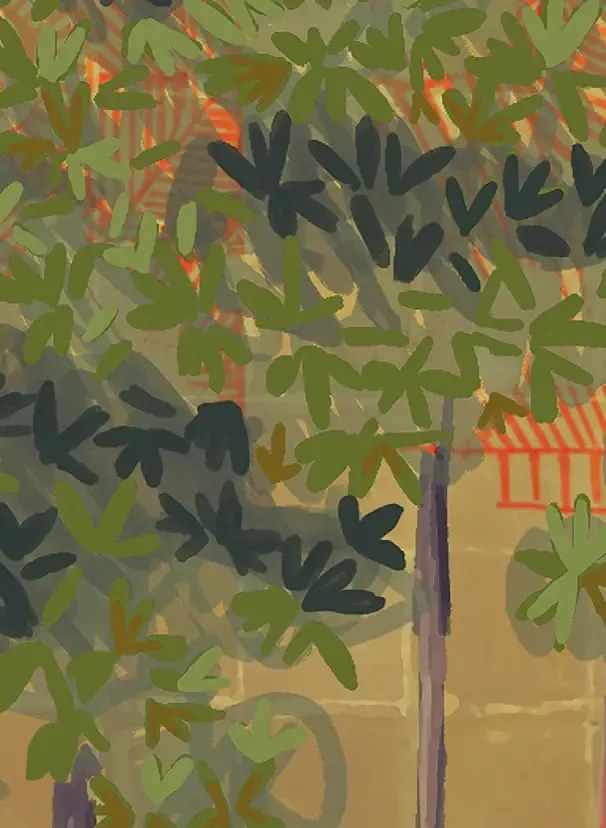 Elitis Wandbild Un Conte Fantastique - Panel 15