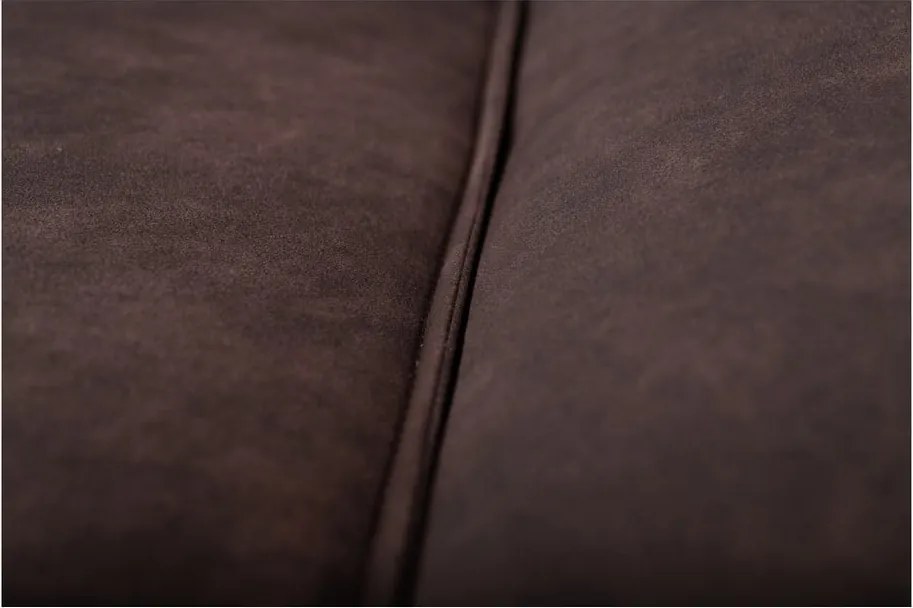 Divano marrone con rivestimento in finta pelle 164 cm Copenhagen – Scandic