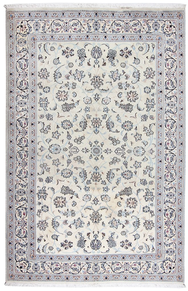 Nain Tappeto persiano 310 x 200 Beige (Iran) Annodato A Mano