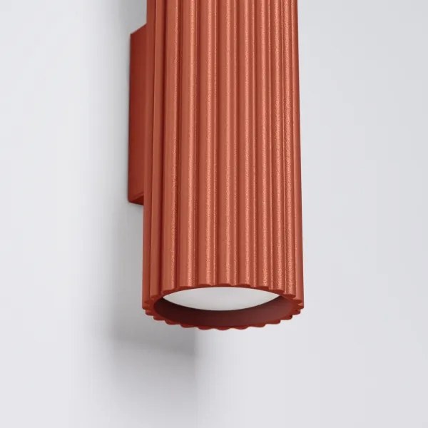 Brilagi - Lampada da parete CRESTO 2xGU10/10W/230V 20 cm rossa