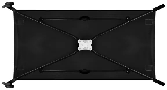 Lionelo - Lettino da viaggio STEFI Nero Carbonio