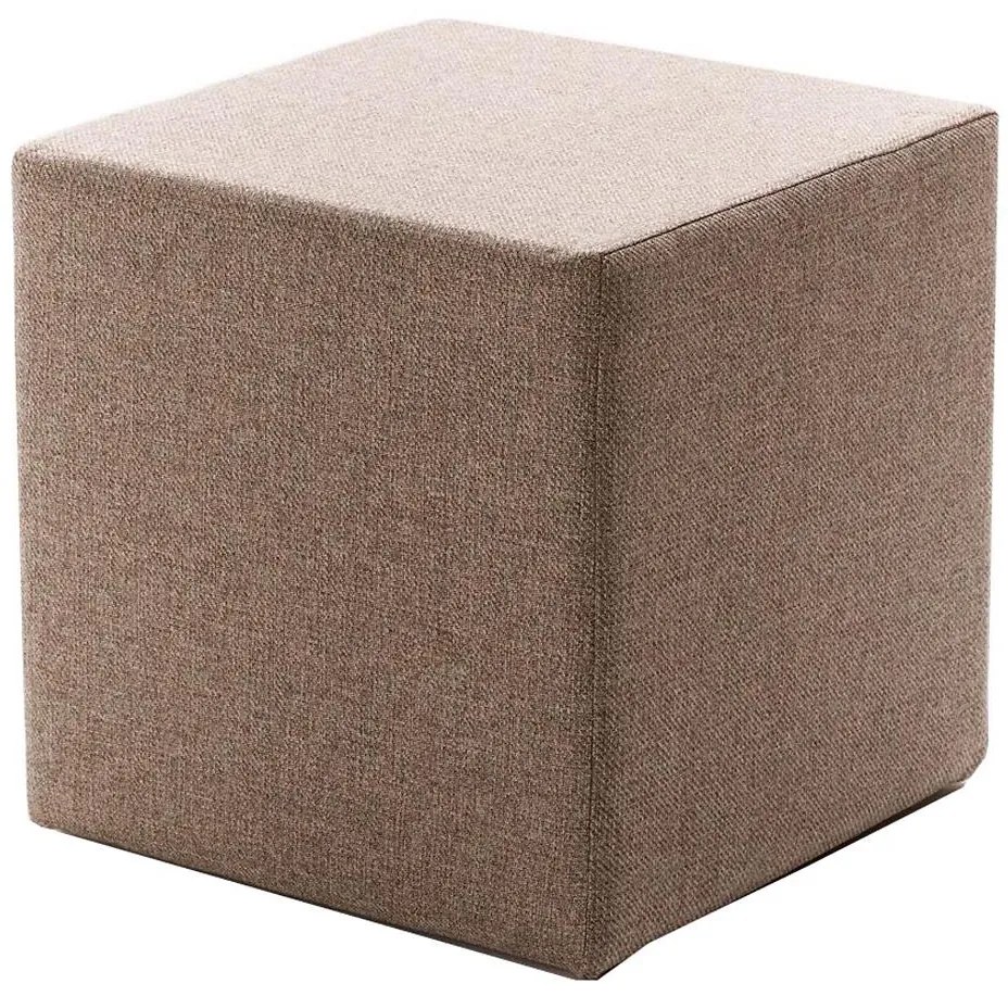 Pouf CUBI 40x40 cm marrone