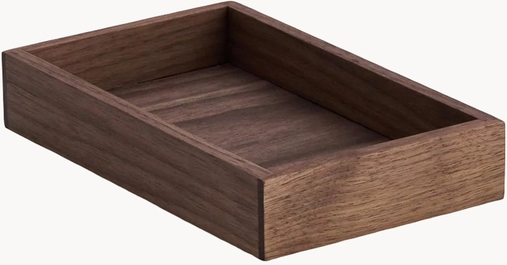 Vassoio decorativo in legno di noce fatto a mano Valet