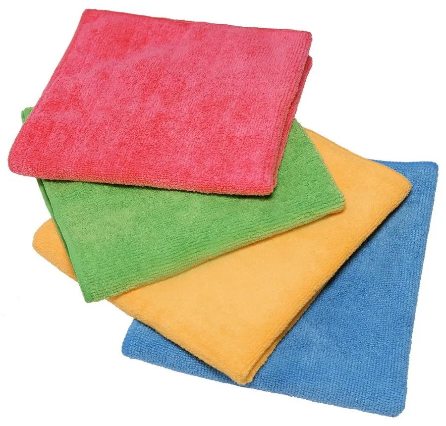 Set di 4 panni in microfibra , 30 x 30 cm Colors - Vileda