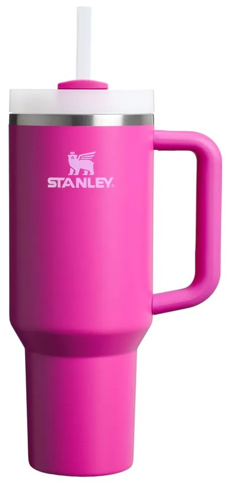 Borraccia termica rosa in acciaio inox 1,18 l Quencher H2.0 FlowState Tumbler Violet Blossom – Stanley