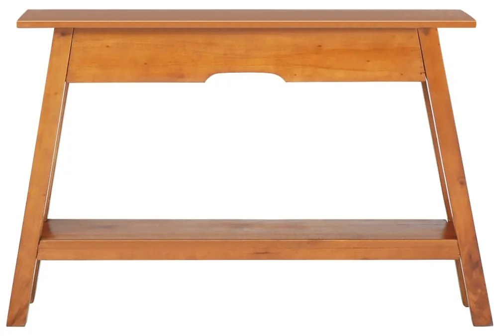 Tavolo consolle 110x30x75 cm in legno massello di mogano