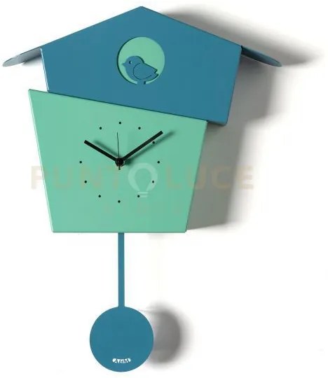 Orologio da parete picchiarello blu oltremare ,verde acqua ,blu olt...