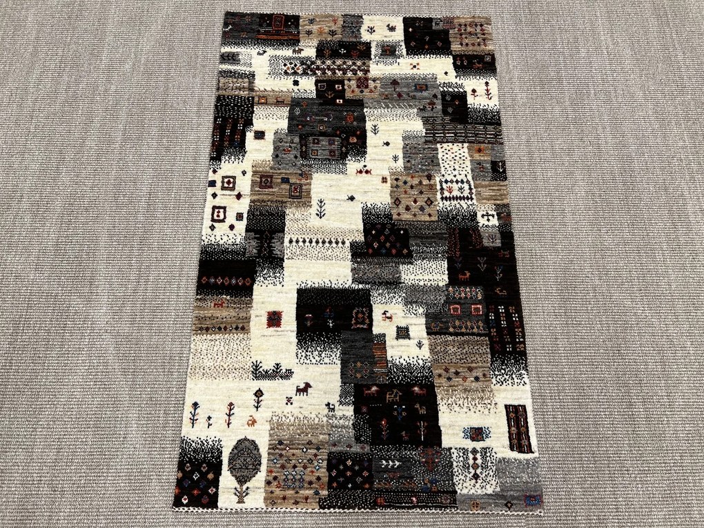 Loribaft Tappeto 80 x 140 Beige (Iran) Annodato A Mano