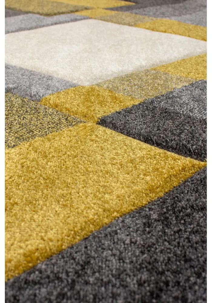 Tappeto giallo/grigio 200x290 cm Nimbus - Flair Rugs