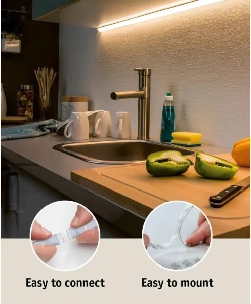 Paulmann 70672 -LED/18W IP44 Striscia da bagno dimmerabile MAXLED 1,5m 2700K 230V