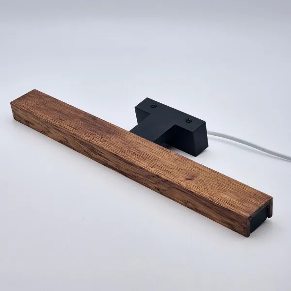 Brilagi-Illuminazione a LED per specchi da bagno WOODY MIRROR LED/8W/230V IP44 quercia/nero