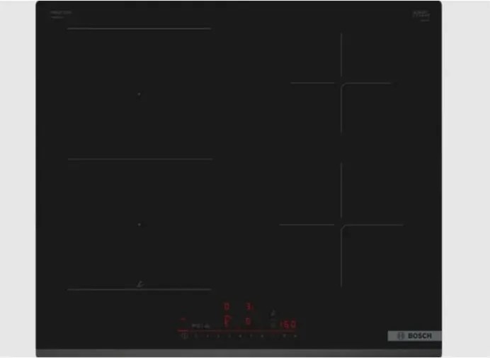 Bosch - Piano cottura in vetroceramica da 60 cm 4 fuochi 6900w nero - PVS63KHC1E