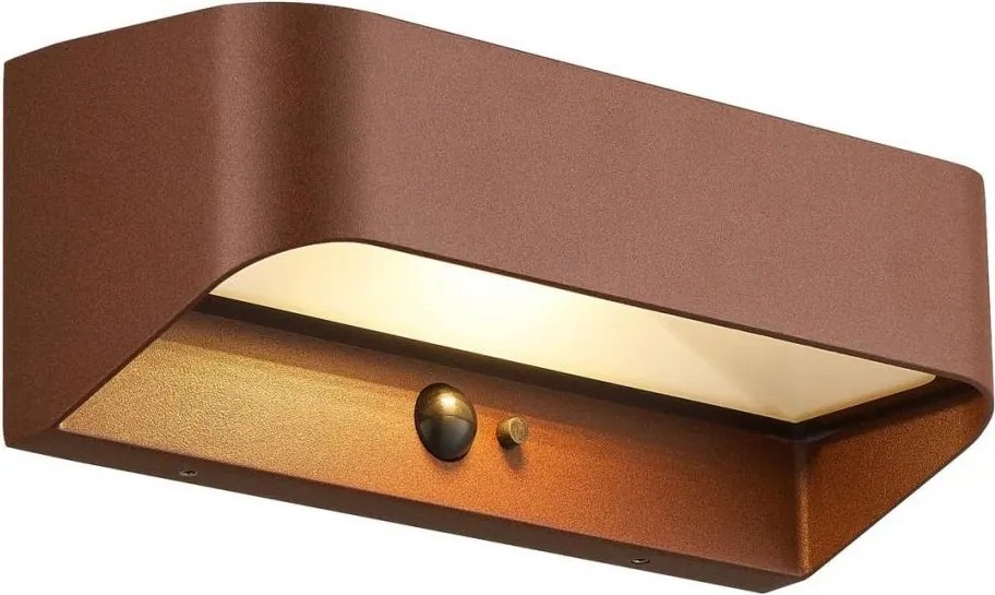 Nordlux - Lampada solare LED con sensore MARCELLIO LED/5W/5V IP54 marrone