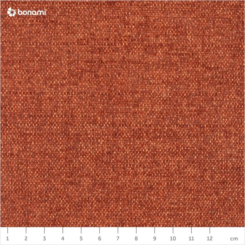 Divano letto angolare arancio mattone L, angolo sinistro Scandic Lagom - Miuform