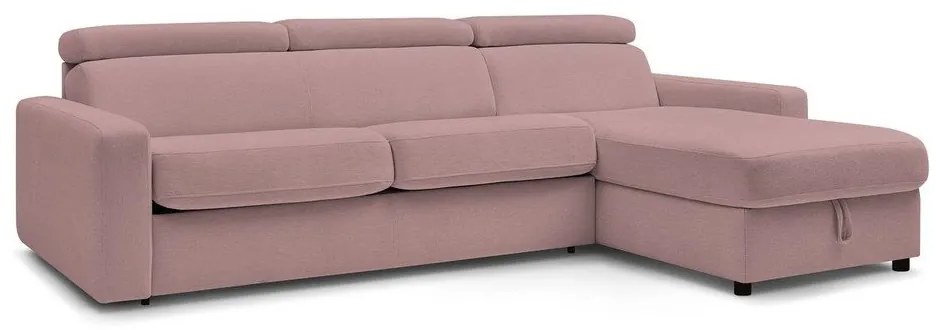 Divano angolare rosa allungabile (con composizione variabile) Monaco – Bobochic Paris