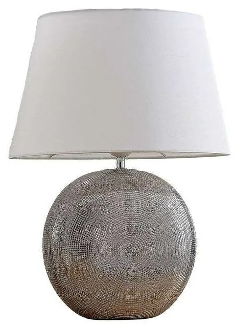 Lindby - Florentino Lampada da Tavolo Silver/White Lindby