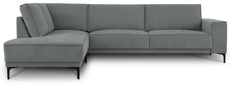 Divano angolare in grigio scuro (con penisola a sinistra) Copenhagen – Scandic