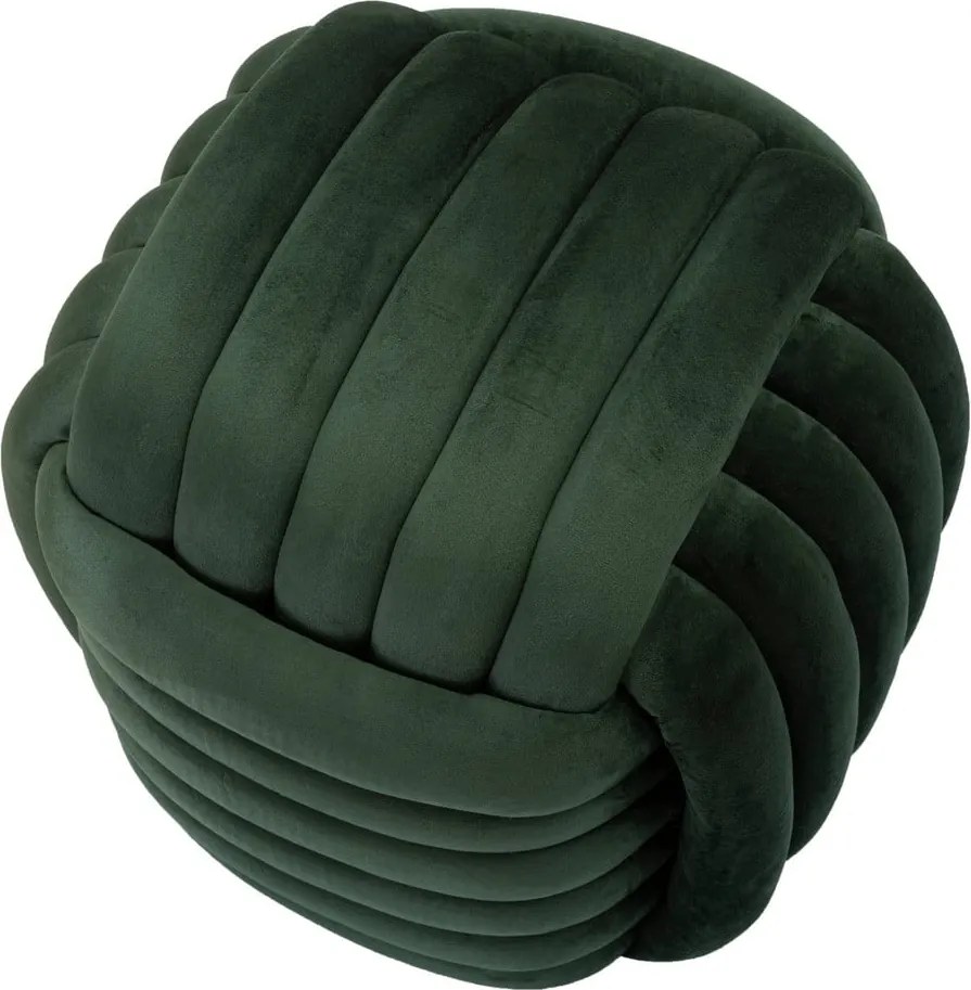 Poggiapiedi in velluto verde Softy - Mauro Ferretti