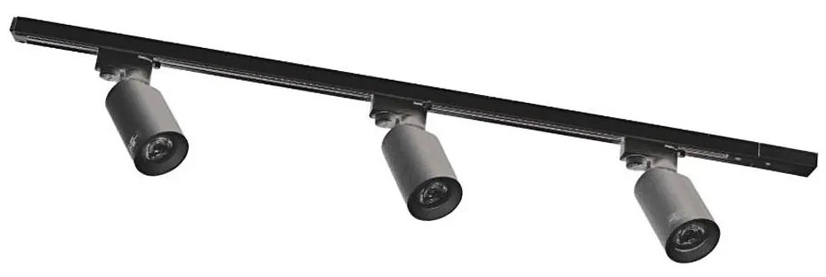 Zuma Line 3554 - Faretto per sistema a binario TORE 3xGU10/35W/230V nero