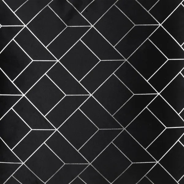 Eglo 420075 - Cuscino decorativo SINGU 45x45 cm nero/argento