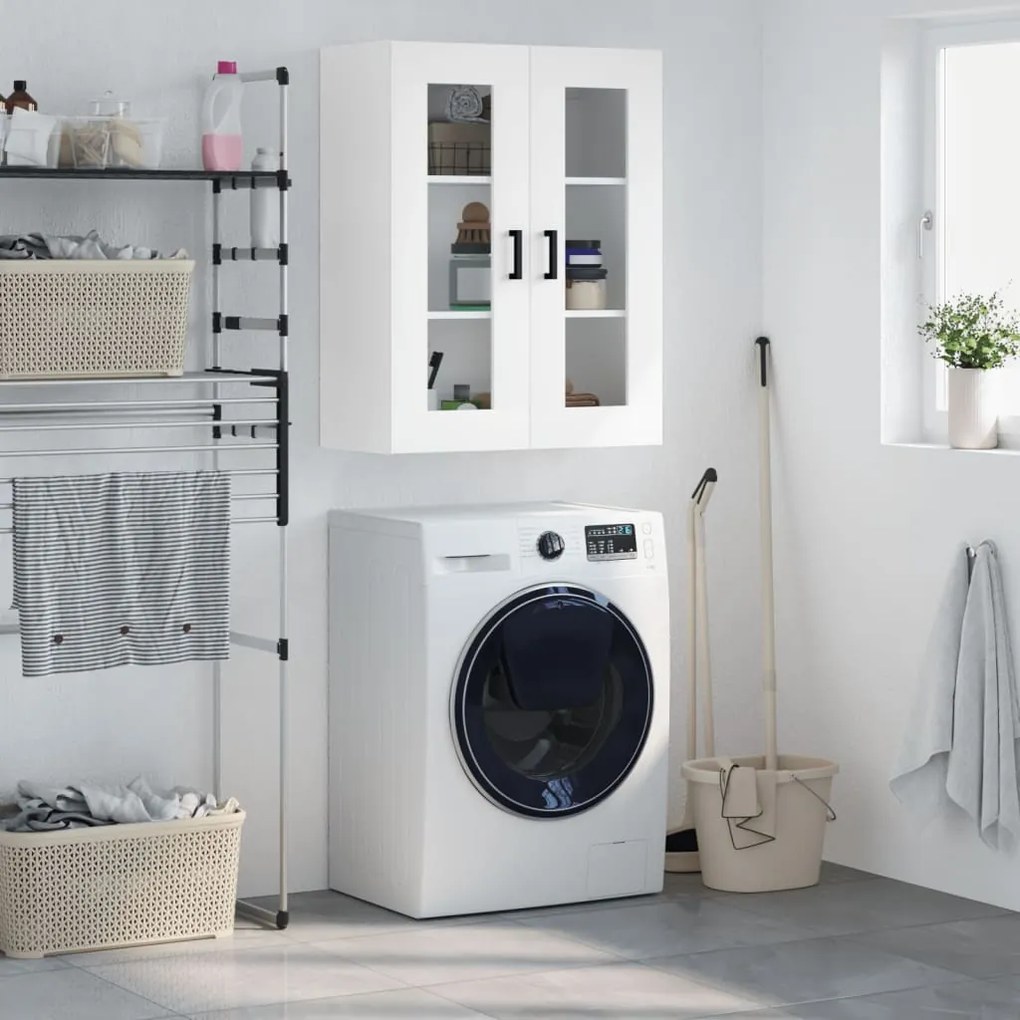 Mobile A Parete Bianco 69,5x34x90 Cm /