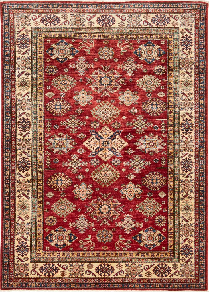 Kazak Tappeto orientale 170 x 240 Rosso (Pakistan) Annodato A Mano