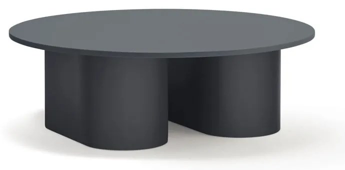 Tavolino da salotto color antracite 110x111 cm Totem – Teulat