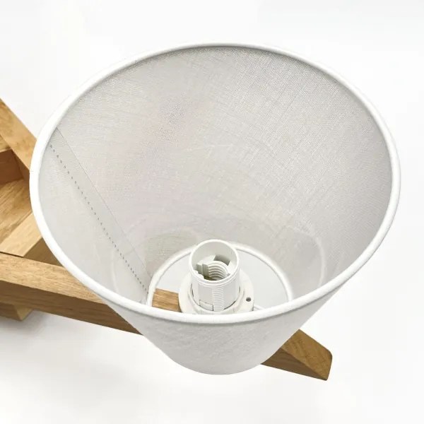 Brilagi - LED Lampadario a plafone ANTHONY 5xE14/40W/230V quercia