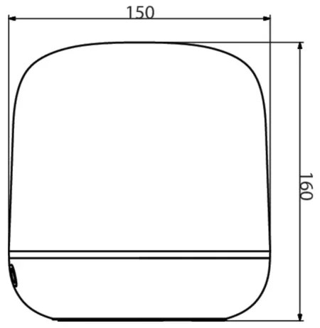 WiZ - LED RGBW Lampada da tavolo dimmerabile HERO LED/9W/230V 2200-6500K Wi-Fi